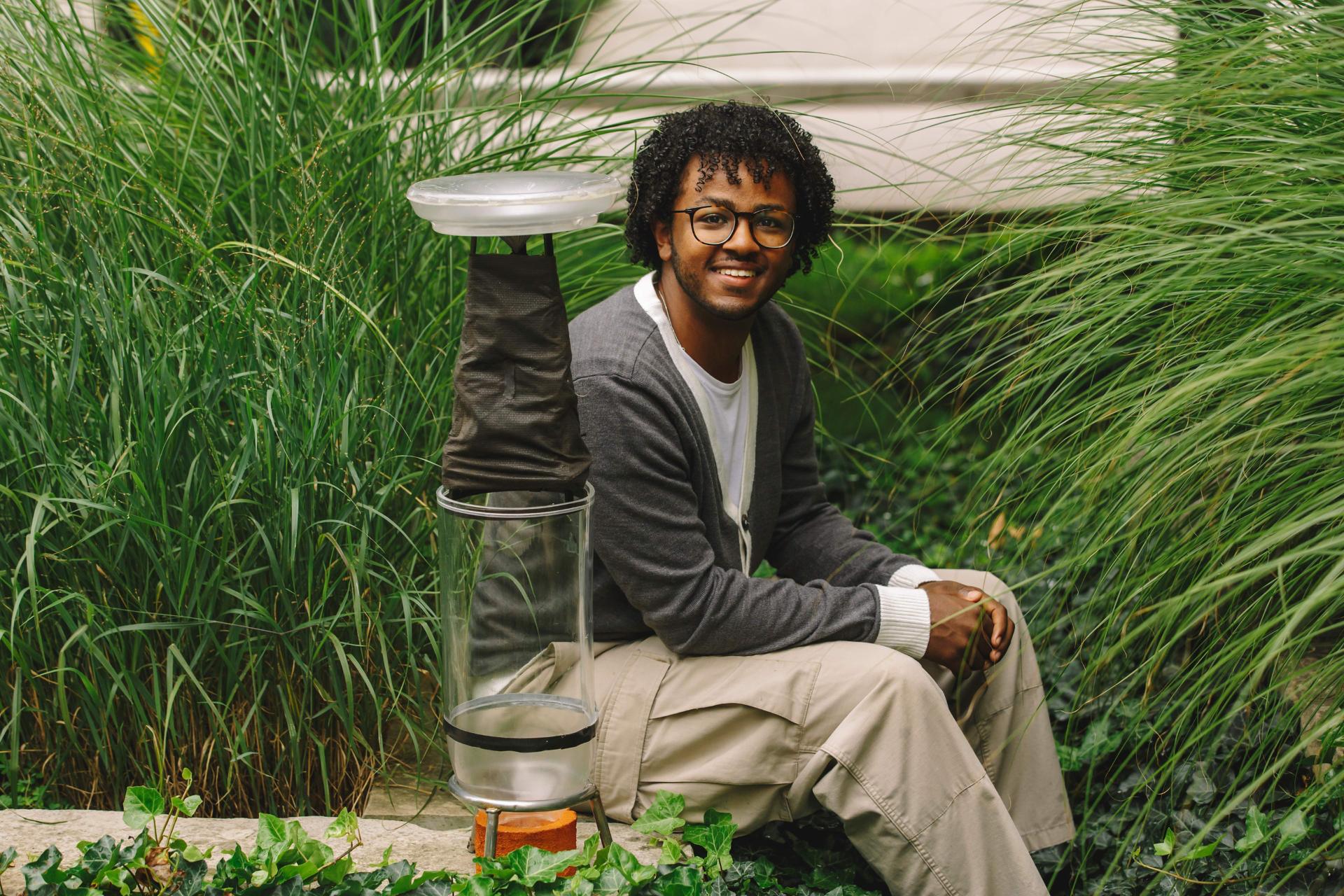 Carleton University's Kaleb Aman wins 5,000 euro-prize and Canadian James Dyson Award for sustainable irrigation system