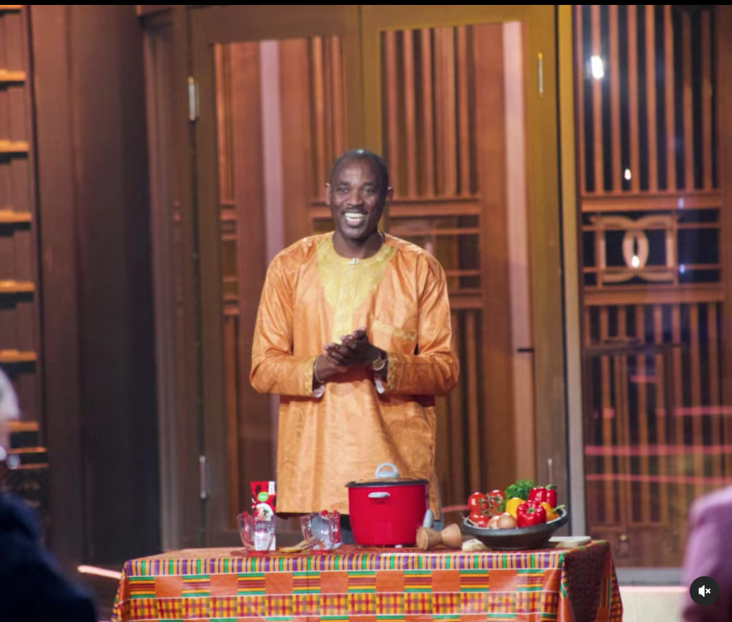 WATCH: Former French science teacher lands six-figure deal on CBC's Dragon's Den for African food processing company, Taltis Foods