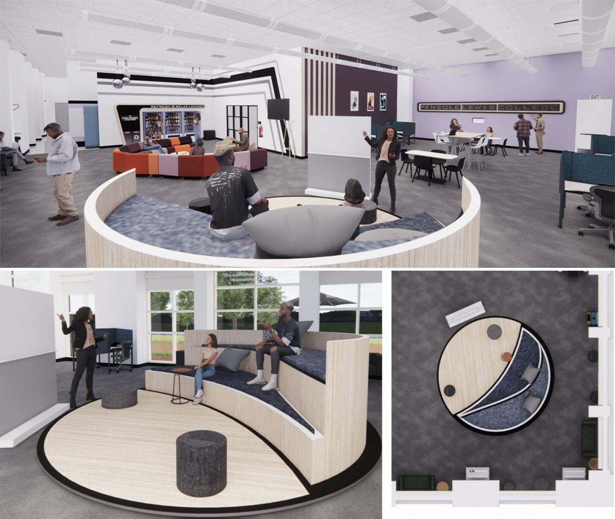 Pensole Lewis College students designing new student lounge in partnership with Pepsi, MillerKnoll