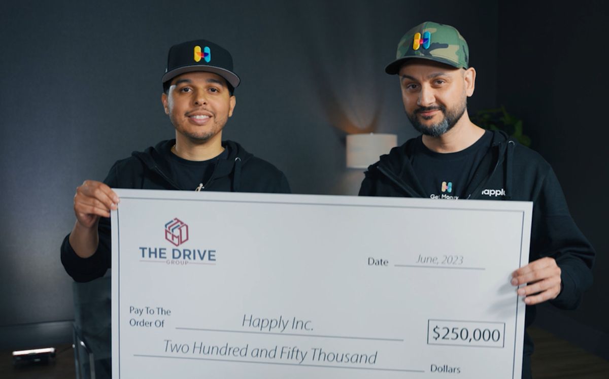 Happly.AI nets $250K in inaugural season of The Drive Group's pitch competition