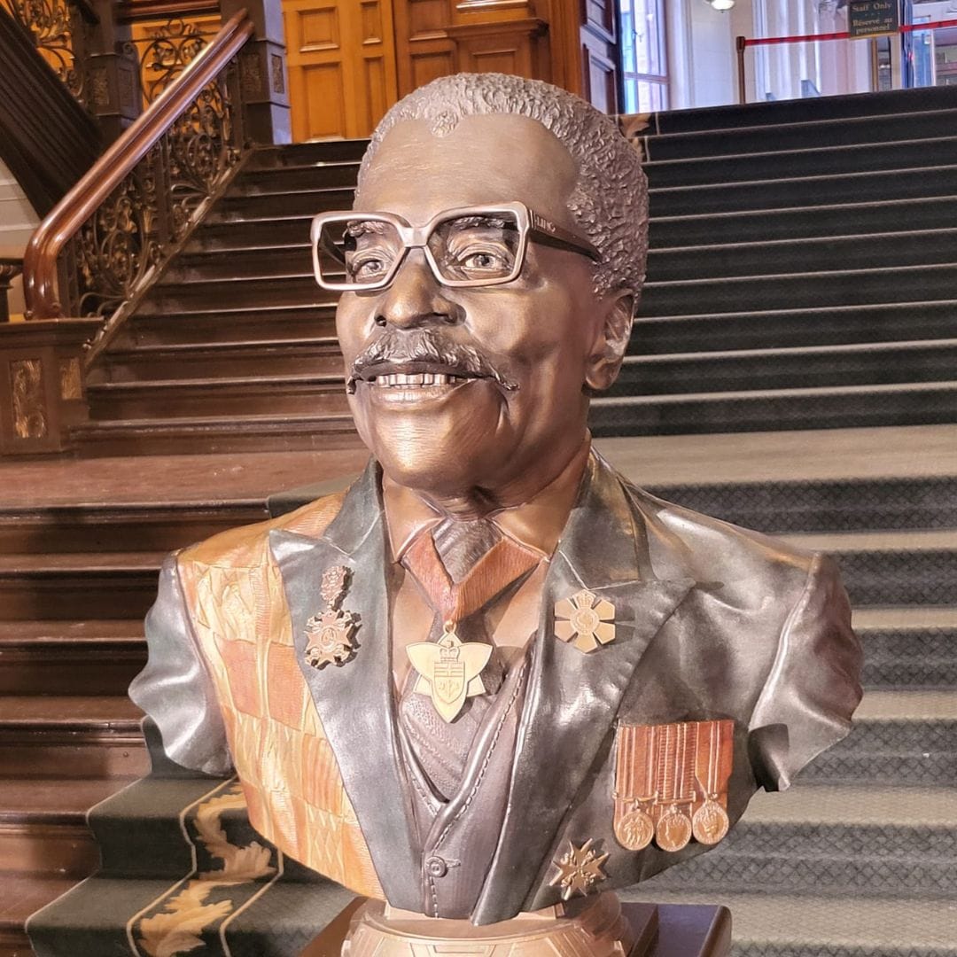 Queen's Park reveals bronze bust in honour of Canadian pioneer Lincoln M. Alexander